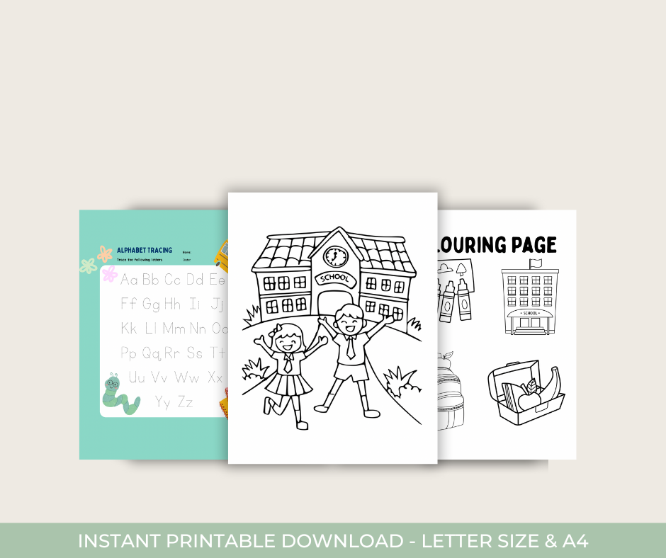 Back to School Activity Book