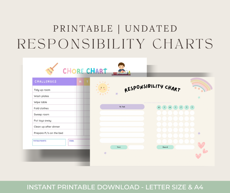 Chore and Responsibility Charts